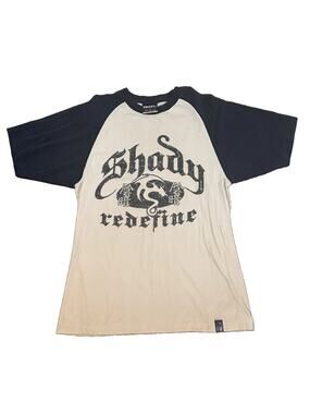 Vintage Shady Ltd Eminem Shirt Mens Small White Y2K Rap Tee Streetwear